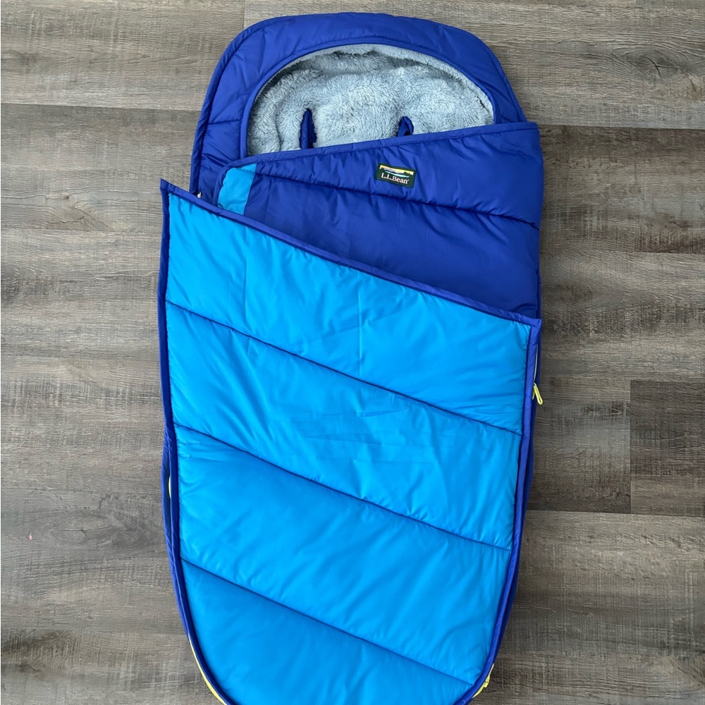 L.L. Bean Blue Baby Bunting Snow Bag